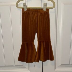 Baileys Blossoms velvet bell bottoms 12-18